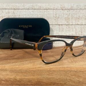Coach Brown Tortoise Shell Glasses